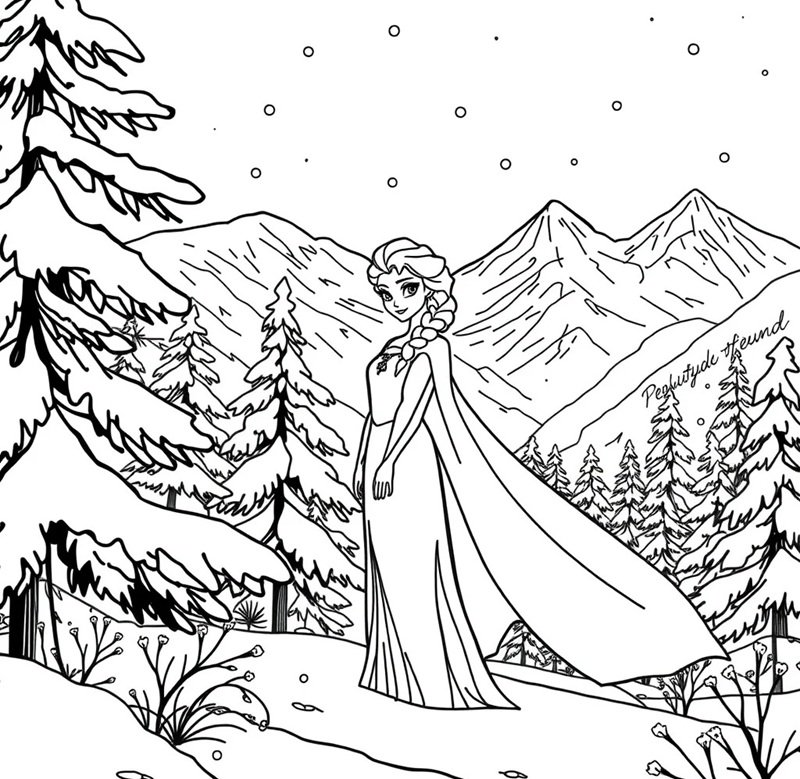 tranh tô màu công chúa 33