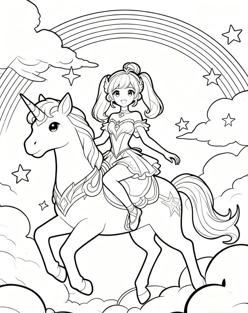 tranh tô màu công chúa 6