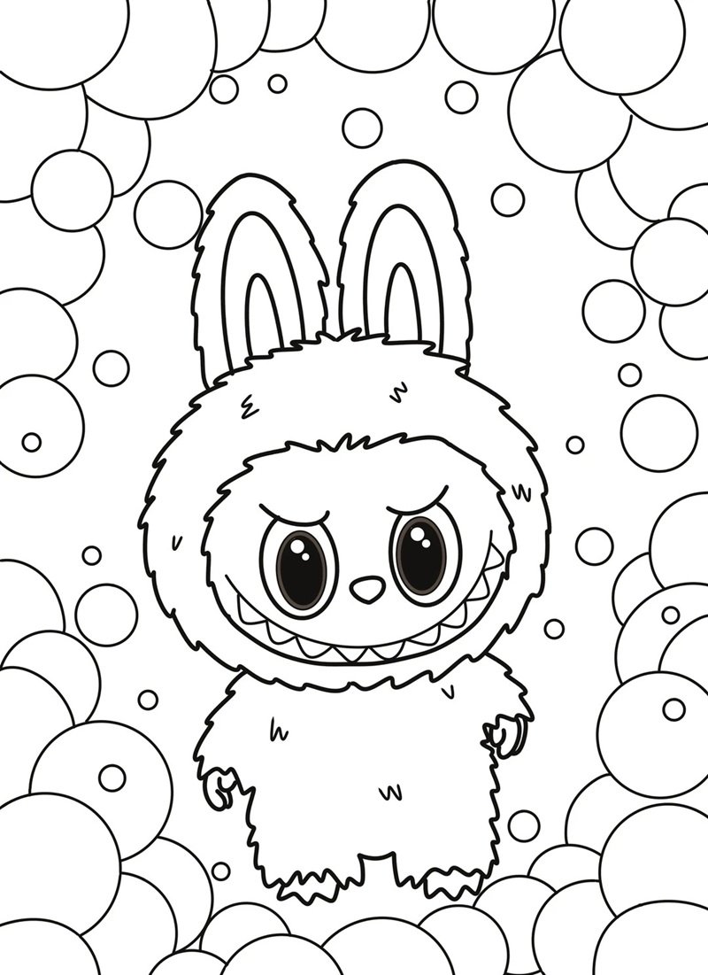 tranh tô màu cute 16