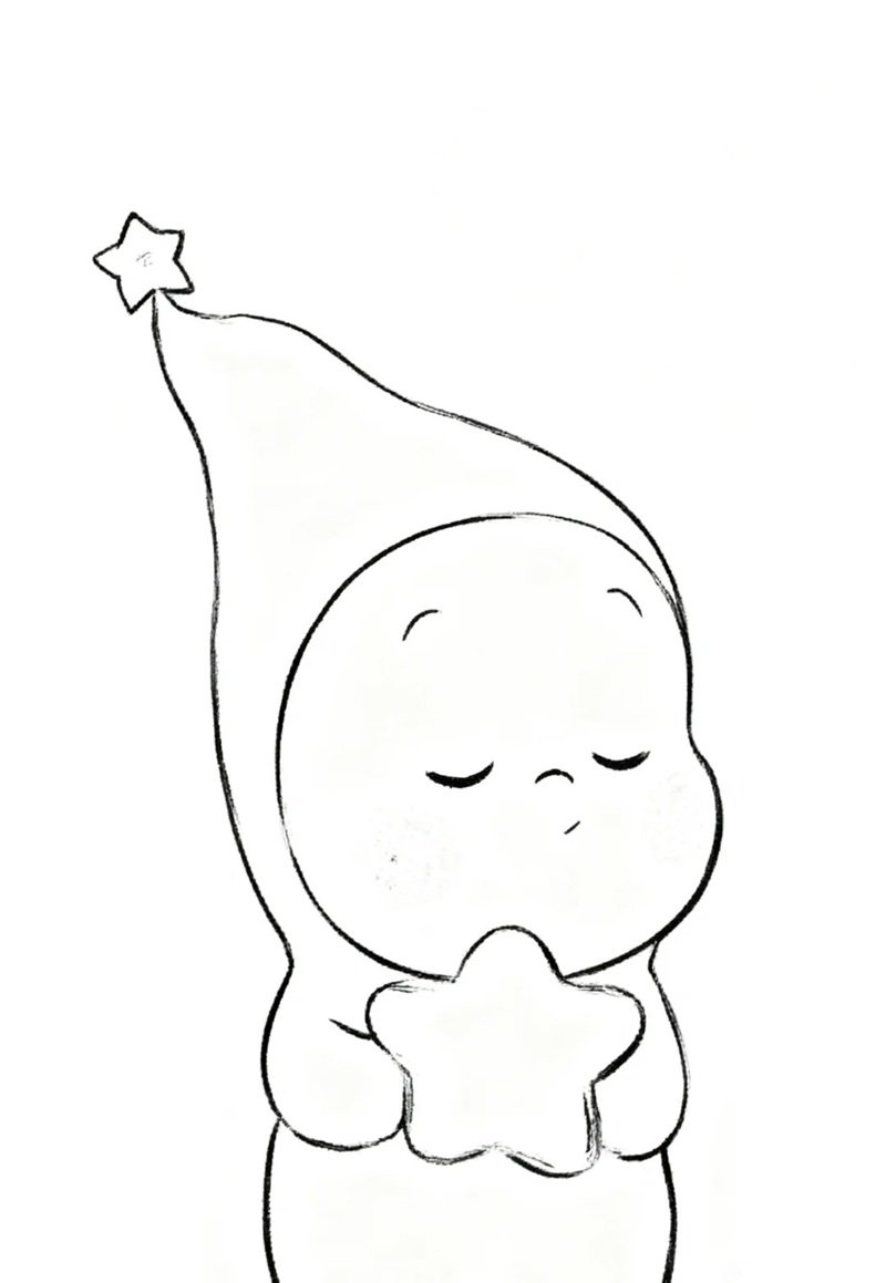 tranh tô màu cute 18