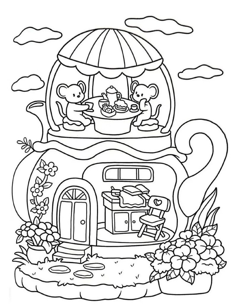 tranh tô màu cute 20