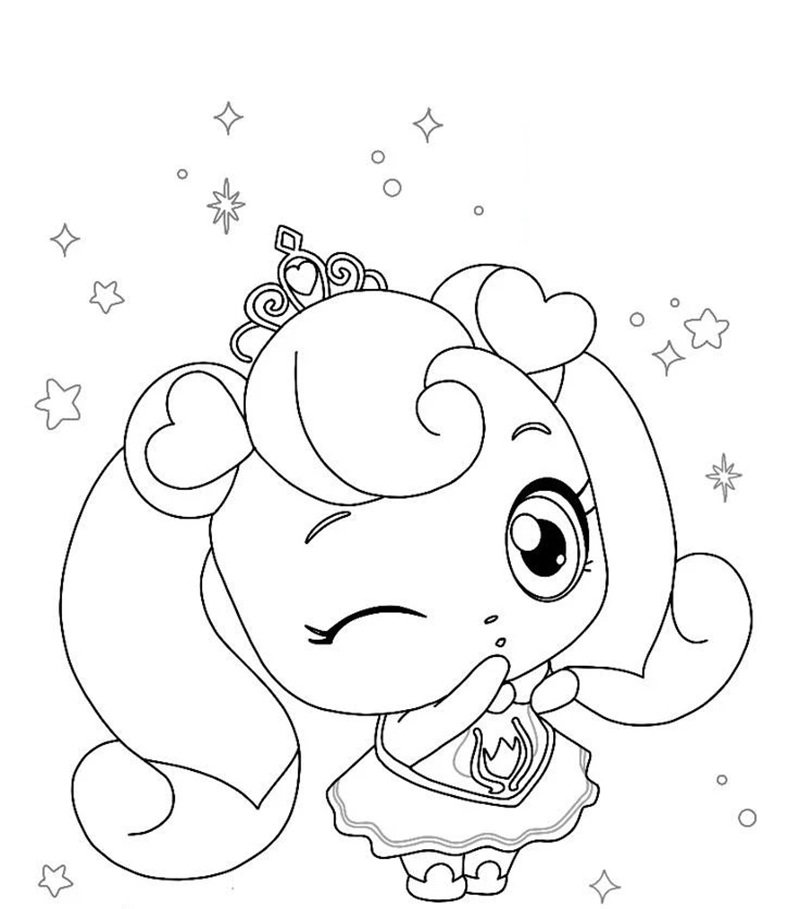 tranh tô màu cute 28