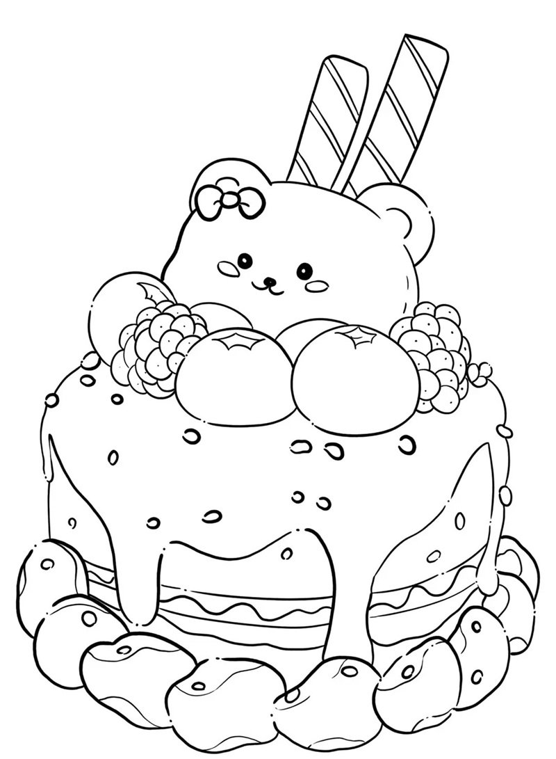 tranh tô màu cute 33