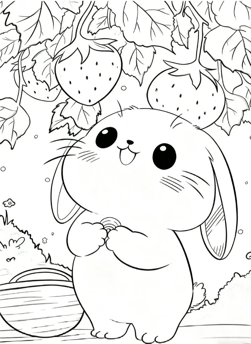 tranh tô màu cute 34