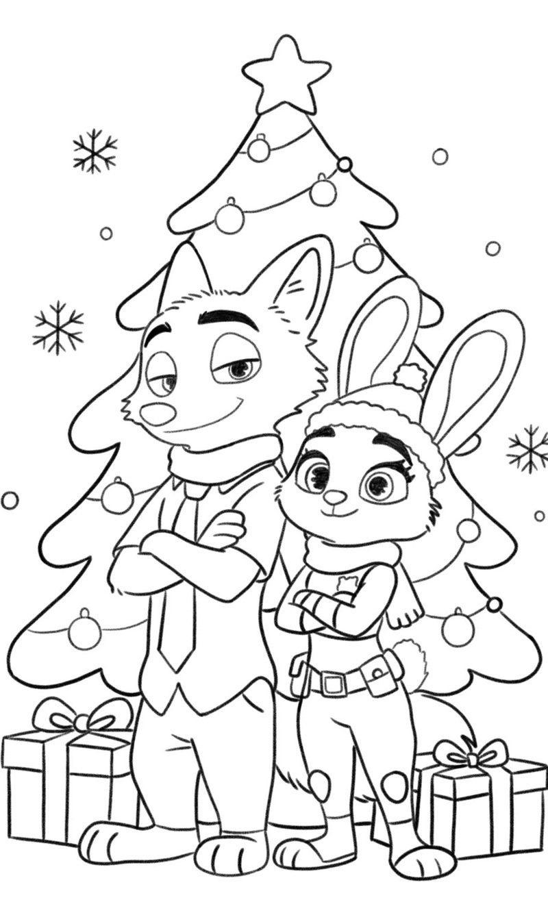 tranh tô màu cute 36