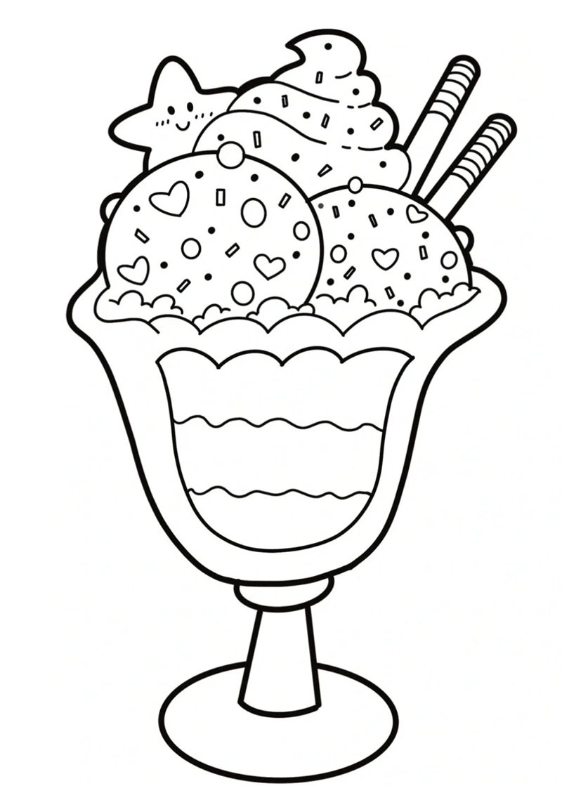 tranh tô màu đồ ăn 13