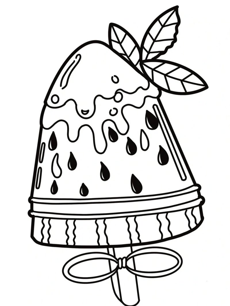 tranh tô màu đồ ăn 14