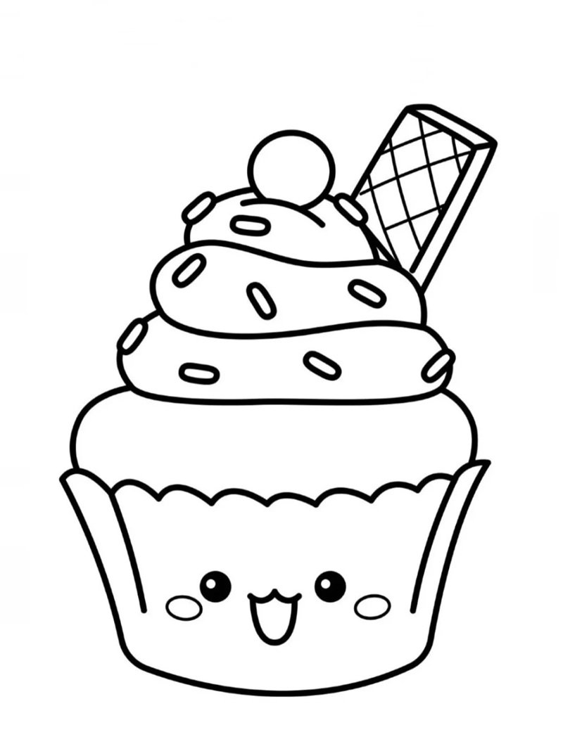 tranh tô màu đồ ăn 17