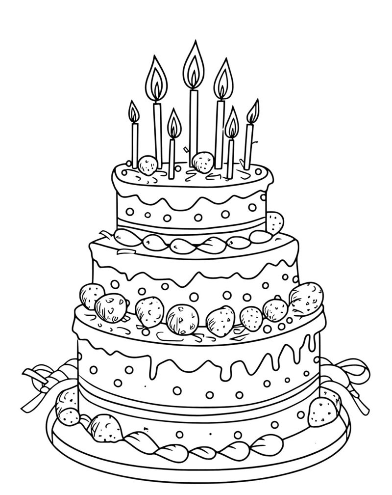 tranh tô màu đồ ăn 20