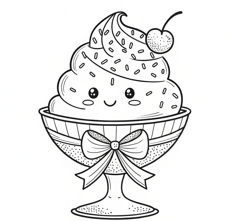 tranh tô màu đồ ăn 26