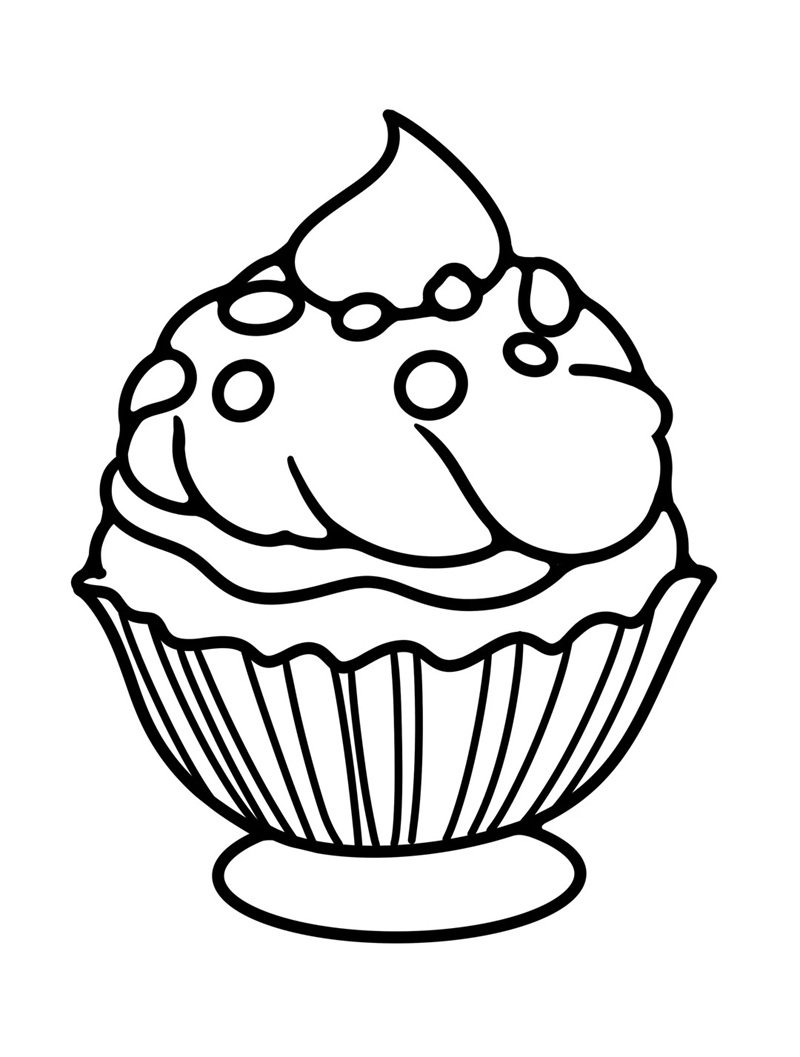 tranh tô màu đồ ăn 35