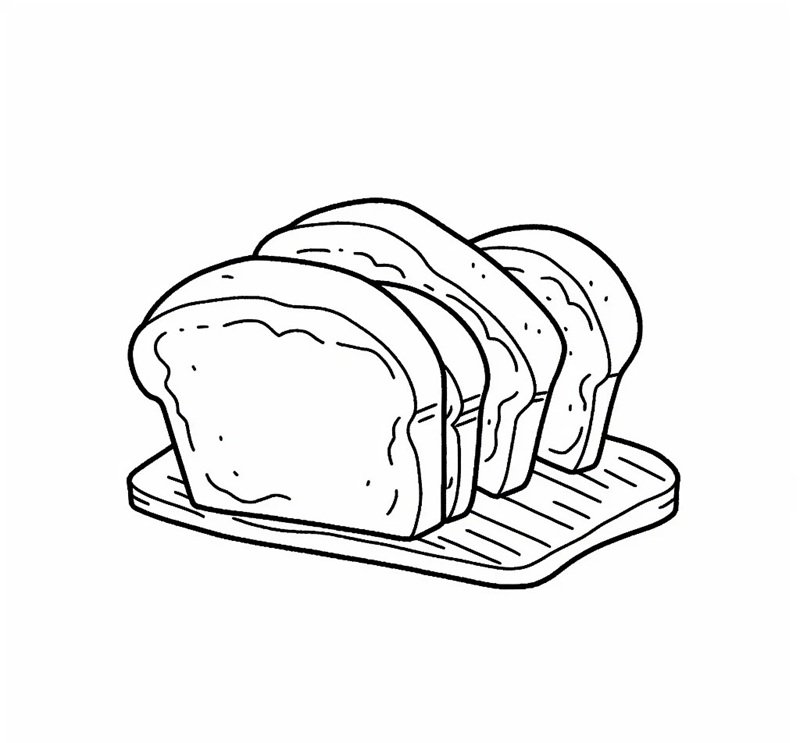 tranh tô màu đồ ăn 36