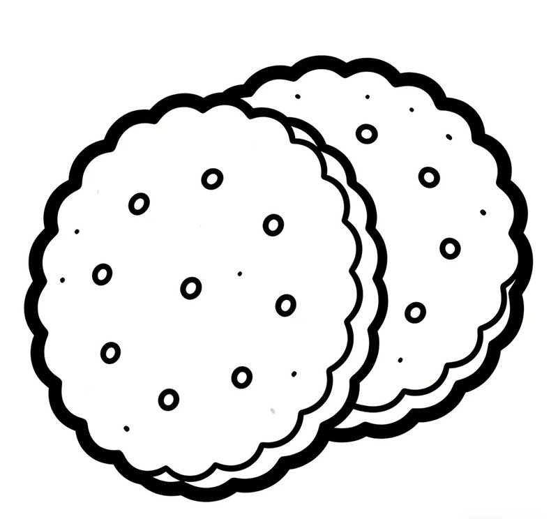 tranh tô màu đồ ăn 38