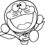 tranh tô màu doremon 34