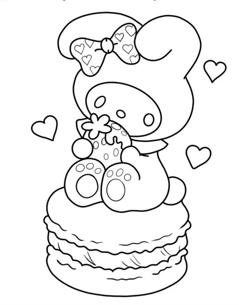 tranh tô màu melody 22