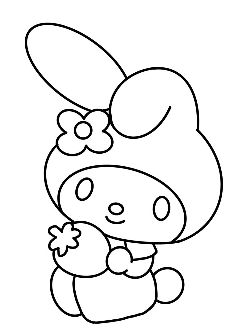 tranh tô màu melody 26