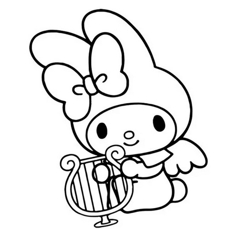 tranh tô màu melody 4