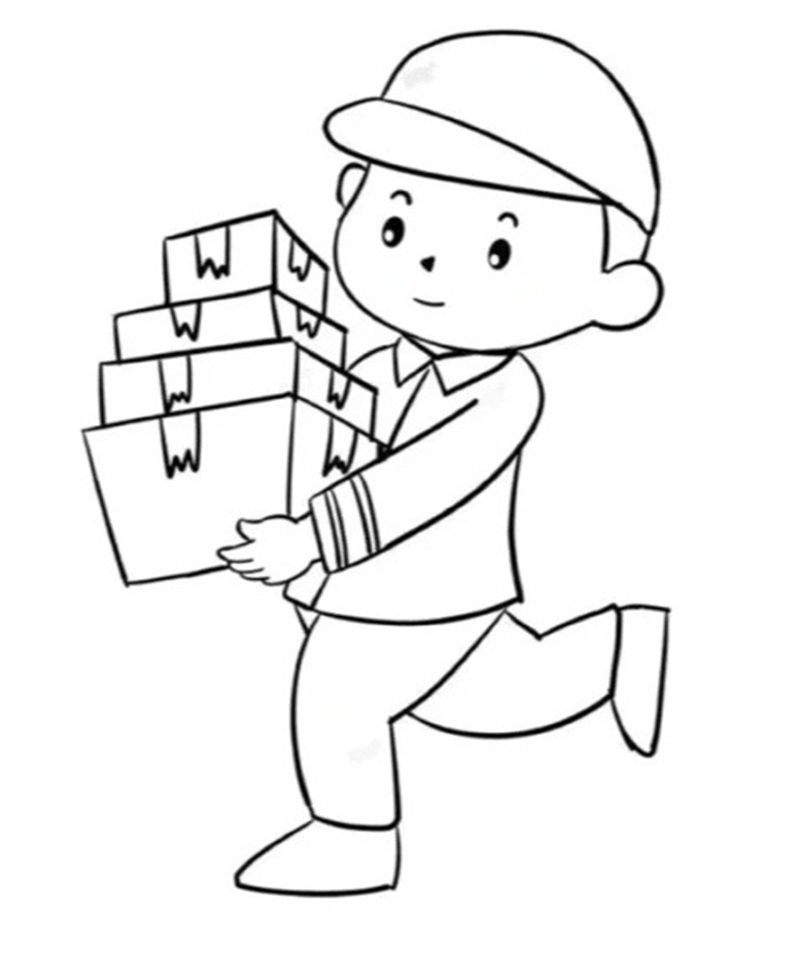 tranh tô màu nghề nghiệp 11