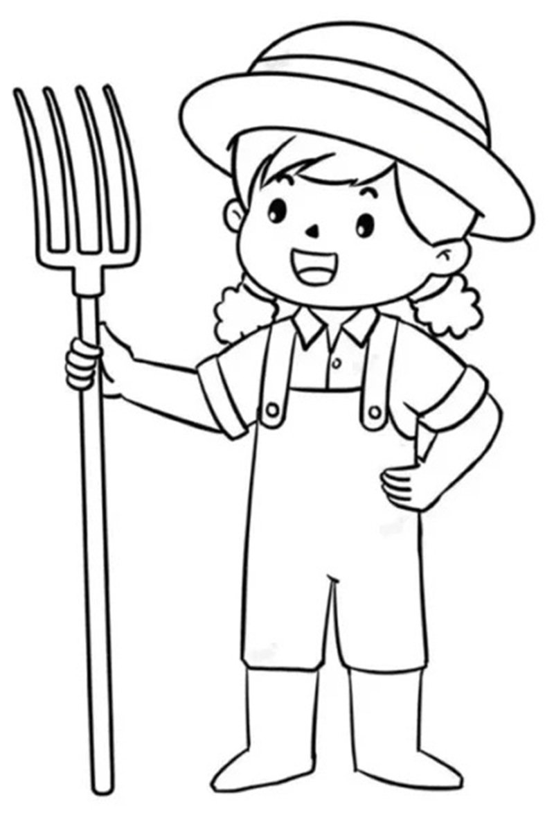 tranh tô màu nghề nghiệp 12