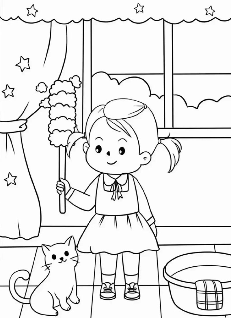 tranh tô màu nghề nghiệp 15