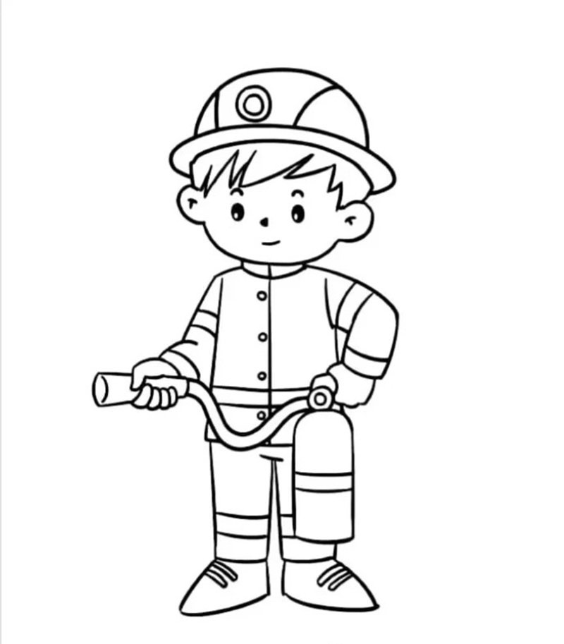 tranh tô màu nghề nghiệp 16