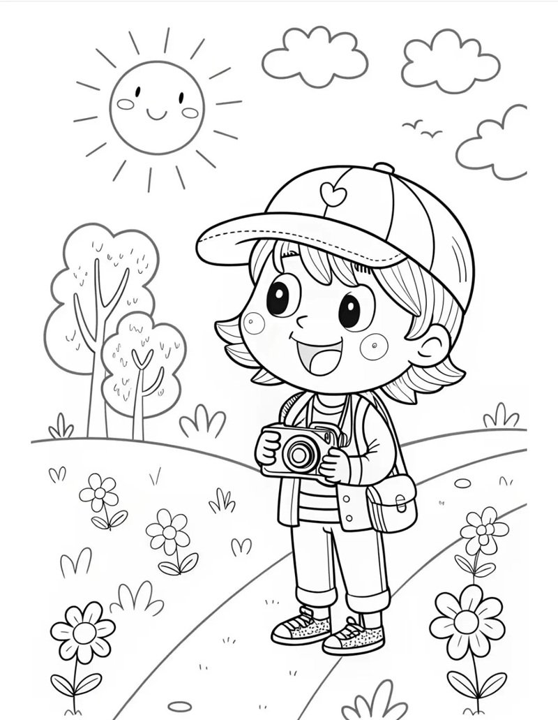 tranh tô màu nghề nghiệp 34