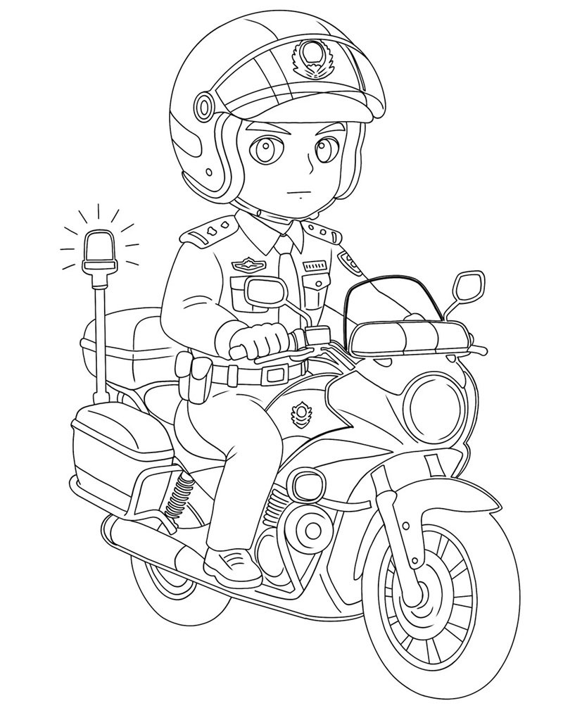 tranh tô màu nghề nghiệp 35