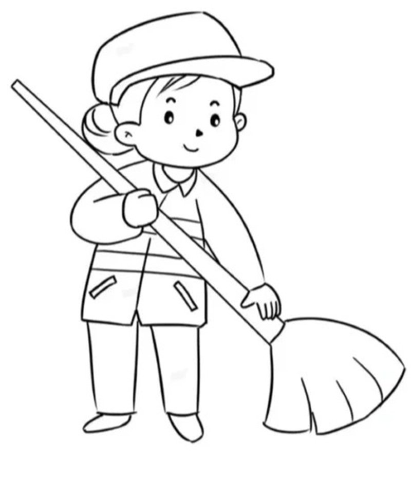 tranh tô màu nghề nghiệp 9