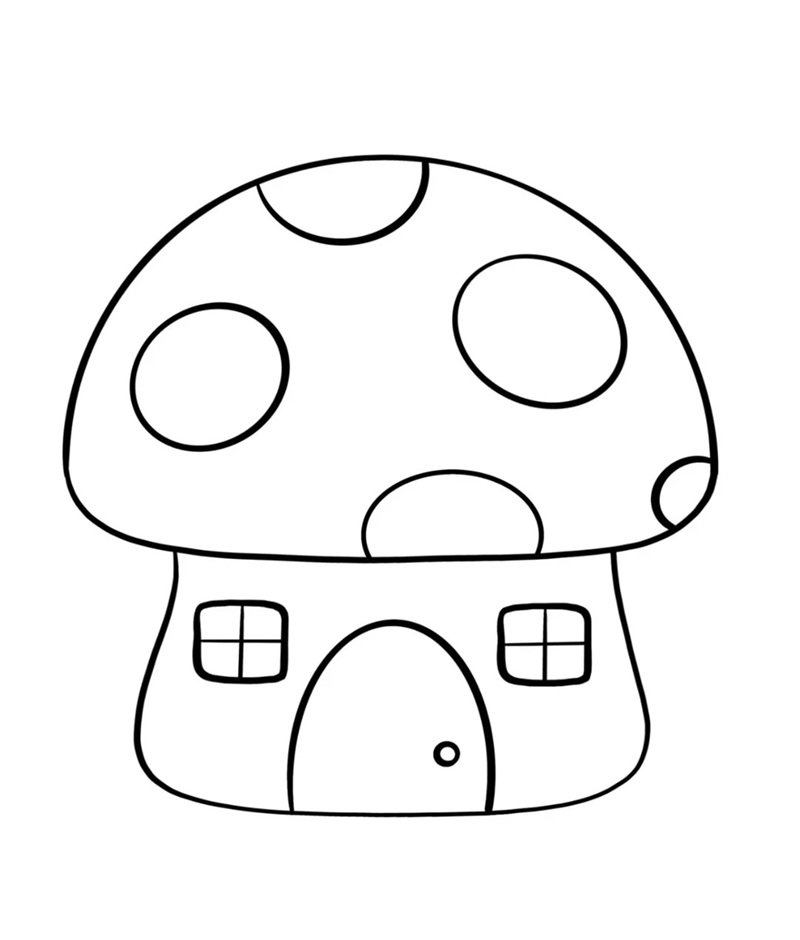 tranh tô màu ngôi nhà 33