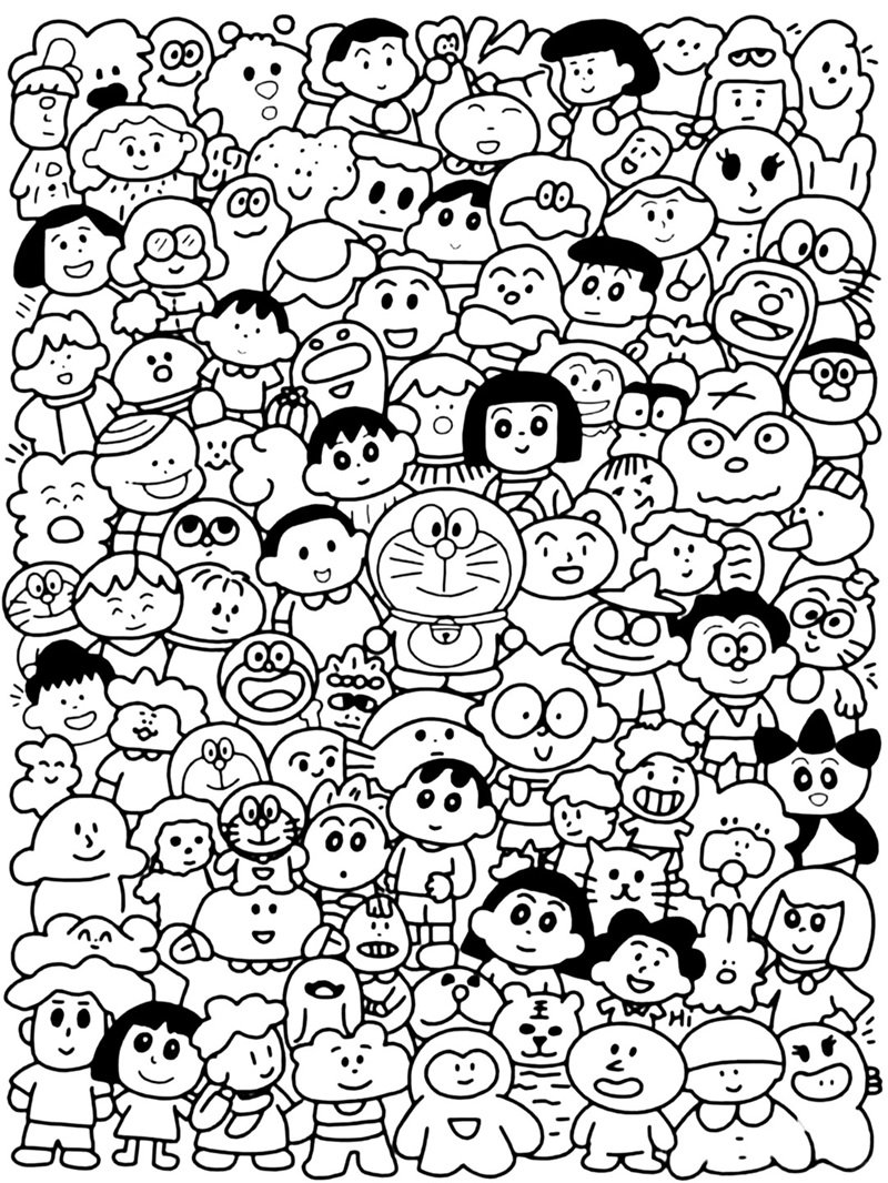 tranh tô màu nhiều chi tiết 11