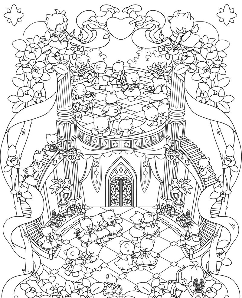 tranh tô màu nhiều chi tiết 2