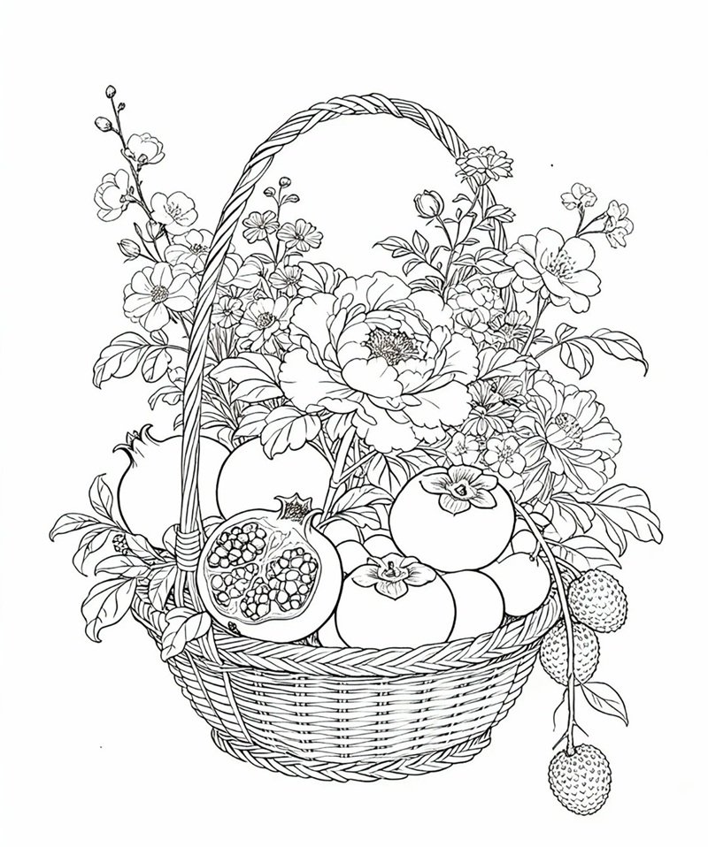 tranh tô màu nhiều chi tiết 20