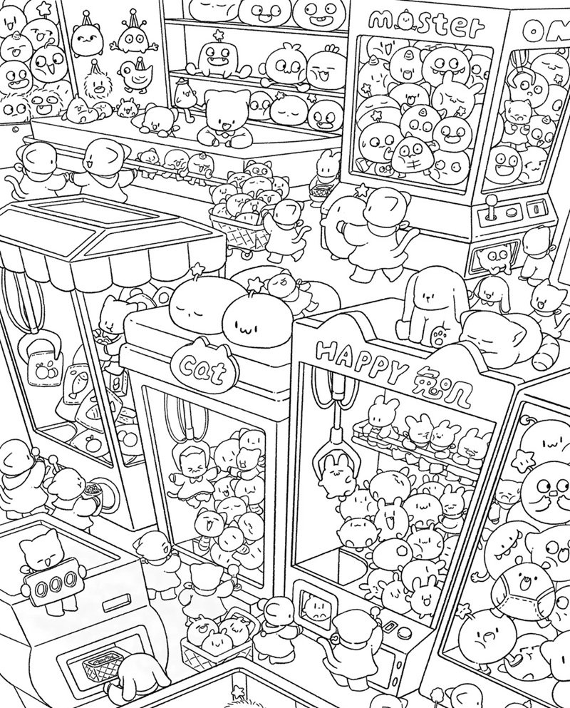 tranh tô màu nhiều chi tiết 3