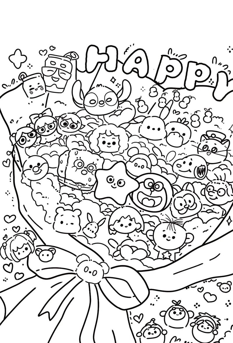 tranh tô màu nhiều chi tiết 39