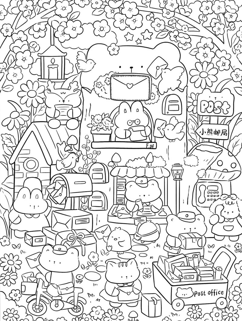 tranh tô màu nhiều chi tiết 4