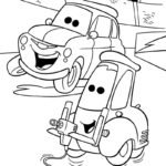 tranh tô màu ô tô 14