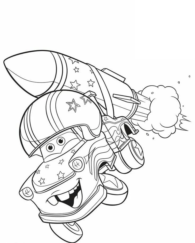 tranh tô màu ô tô 26