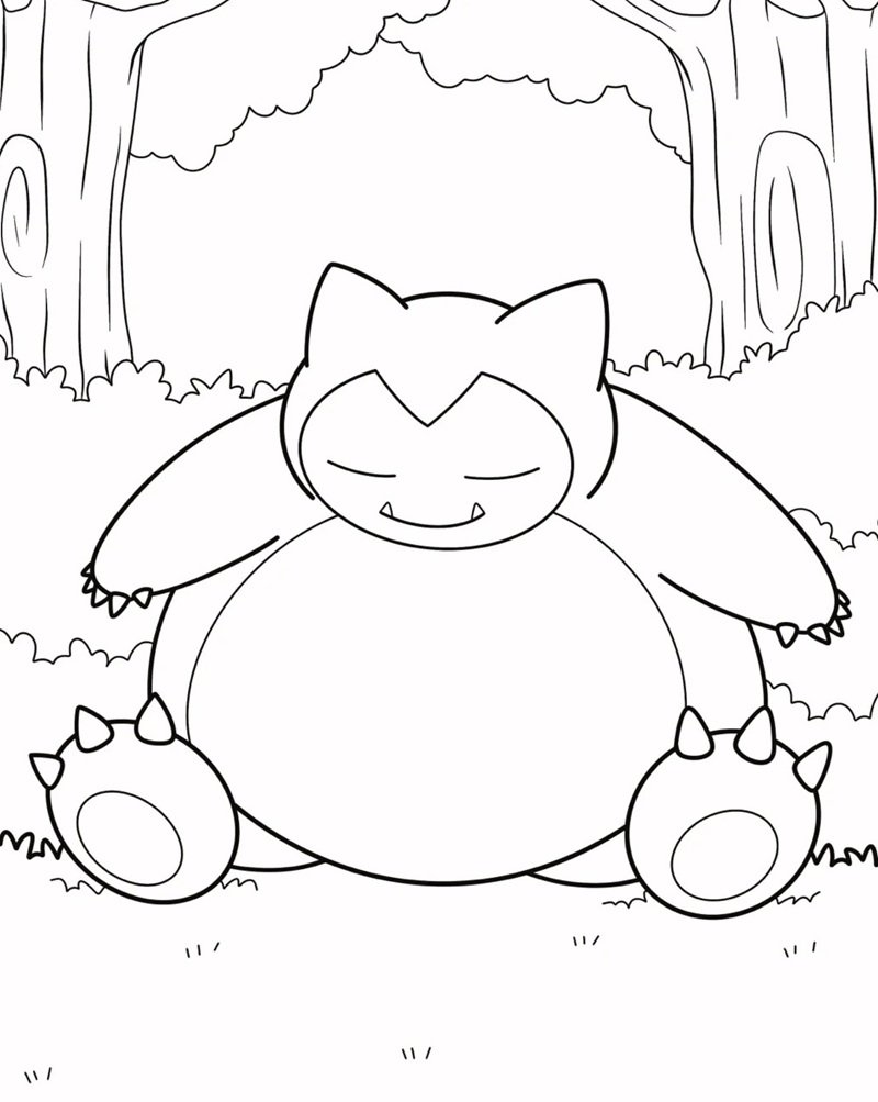 tranh tô màu pokemon 14