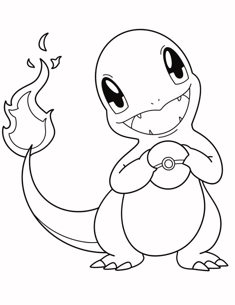 tranh tô màu pokemon 15