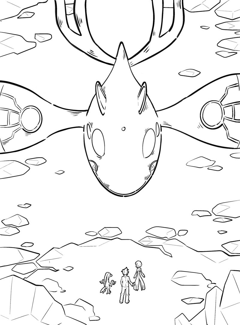 tranh tô màu pokemon 23