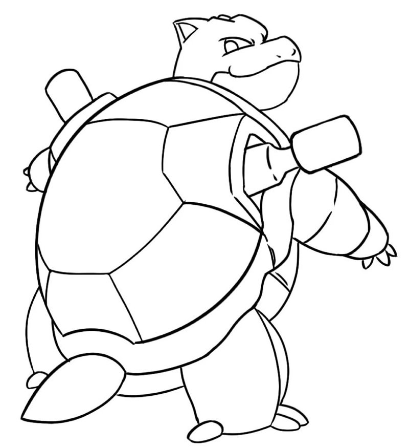 tranh tô màu pokemon 24