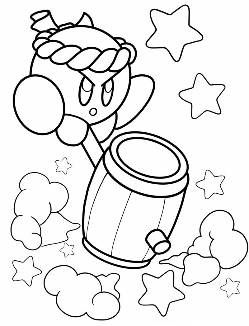 tranh tô màu pokemon 25