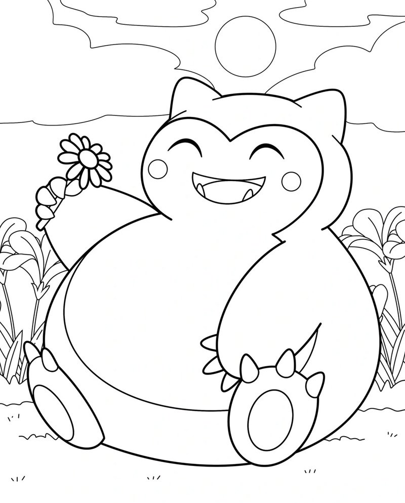 tranh tô màu pokemon 4