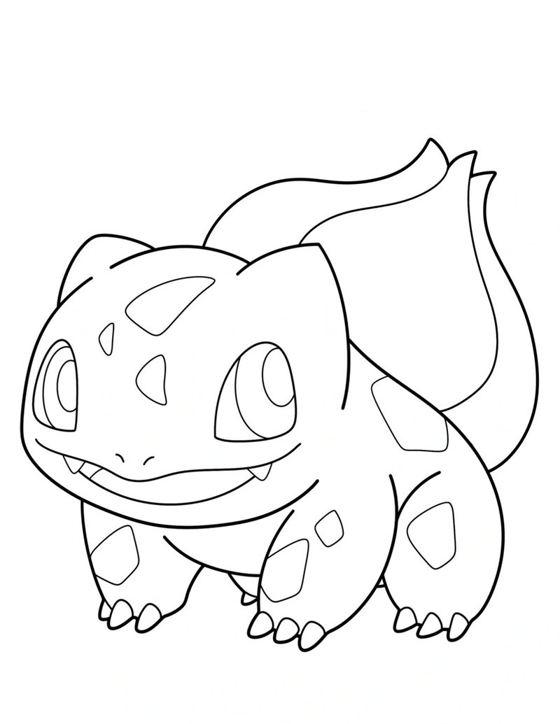 tranh tô màu pokemon 5