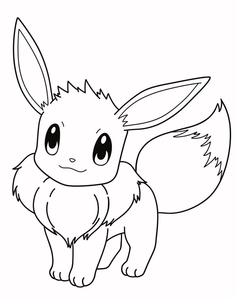 tranh tô màu pokemon 9