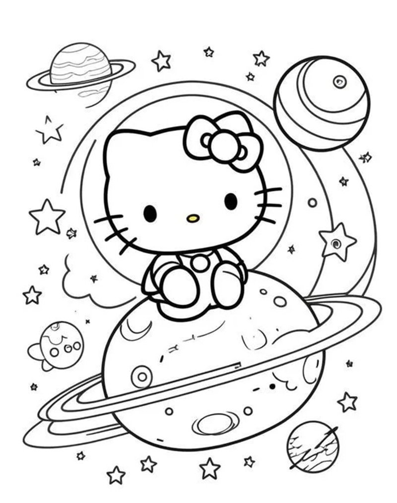 tranh tô màu sanrio 11
