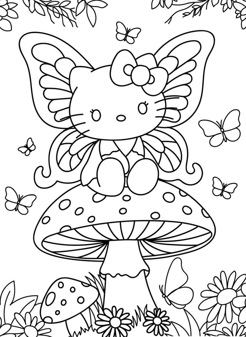 tranh tô màu sanrio 12