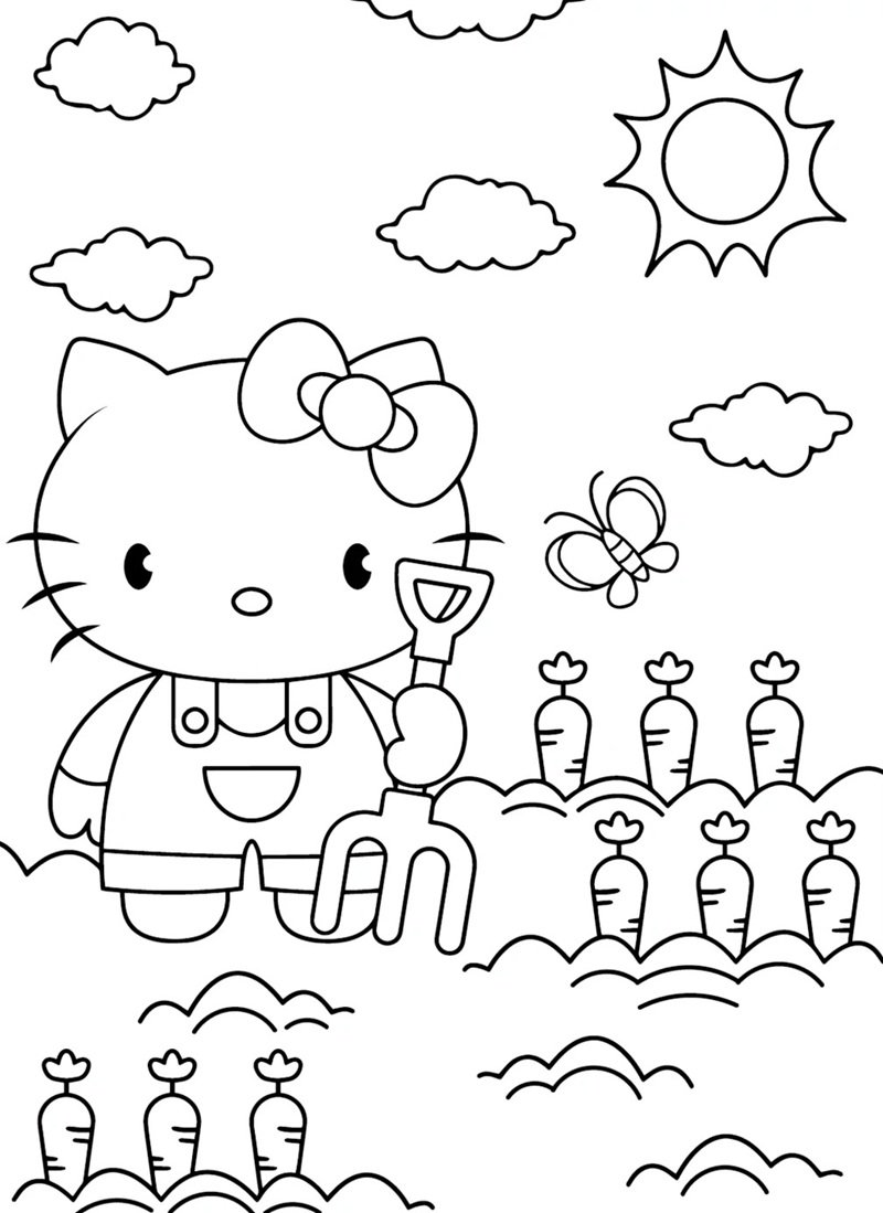 tranh tô màu sanrio 15