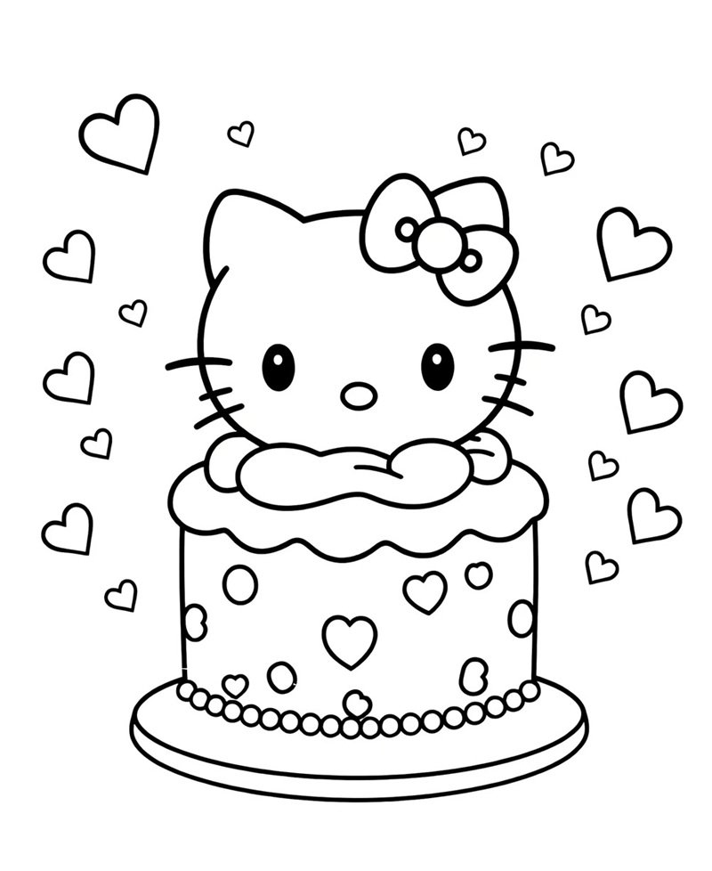 tranh tô màu sanrio 29