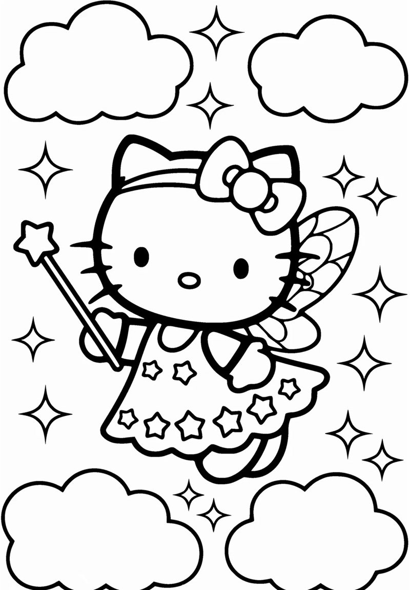 tranh tô màu sanrio 33